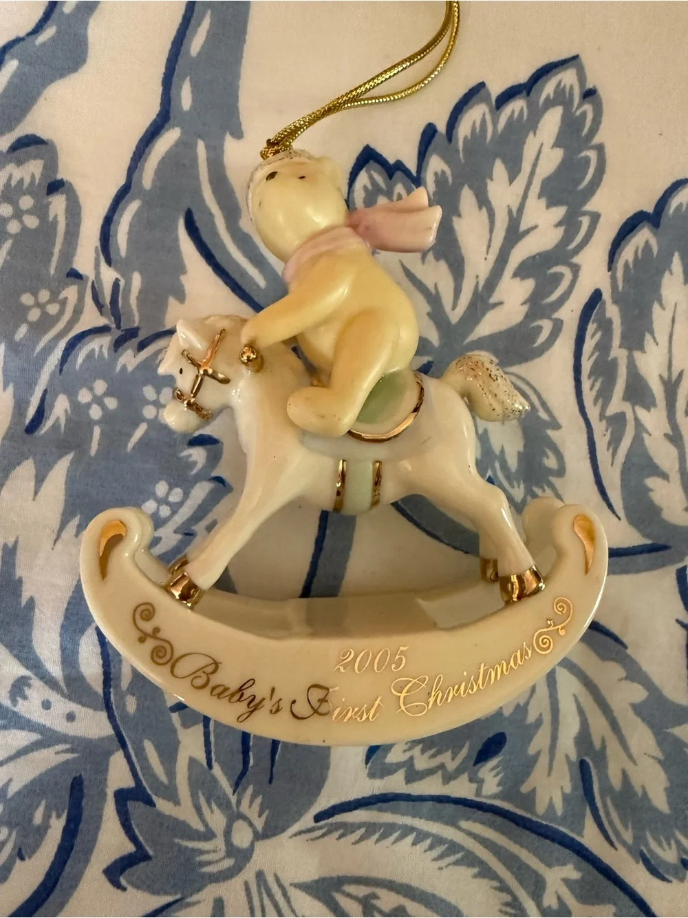 Lenox  2005 Winnie The Pooh's Baby's First, Christmas Ornament Replacement